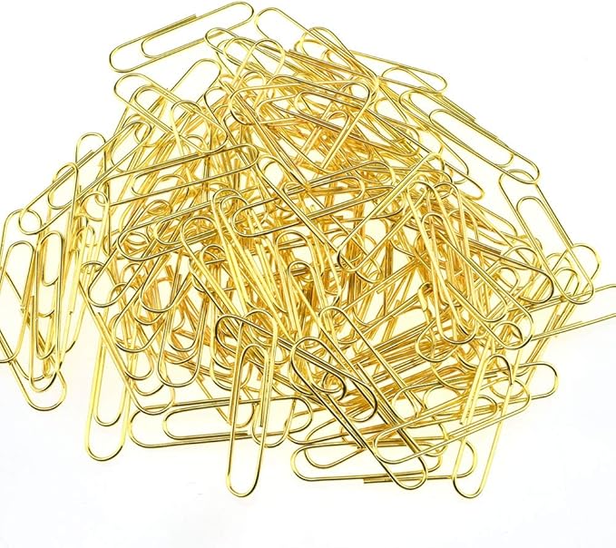 HAHIYO Paper Clips Sturdy 1.3 inches Length 180 Pack Paperclips Heavy Duty - Image 5