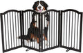 INTERNET'S BEST Dog Gate with Support Feet, Indoor Freestanding Pet Barrier by BIRDROCKHOME