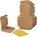 RLAVBL 4x4x1 Small Shipping Boxes Set of 50 by RLAVBL