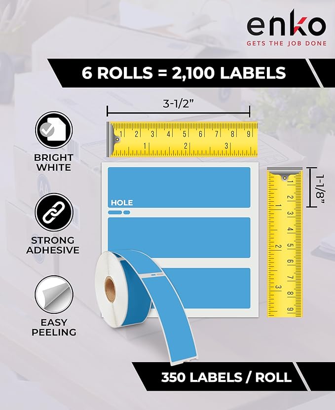 enKo Address, Shipping & Barcode Labels 30252 - Image 3