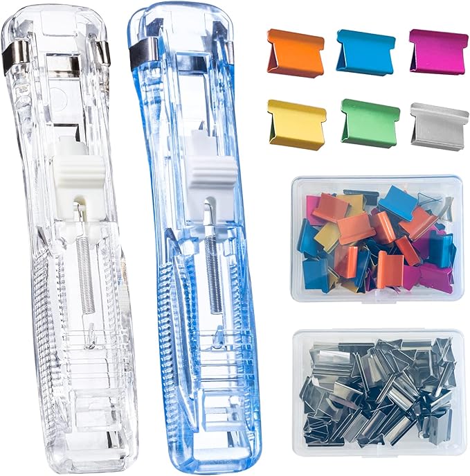 Reusable Portable Paper Clam Clip Dispenser Refill Clips, 40 Sheet by Lzzabo