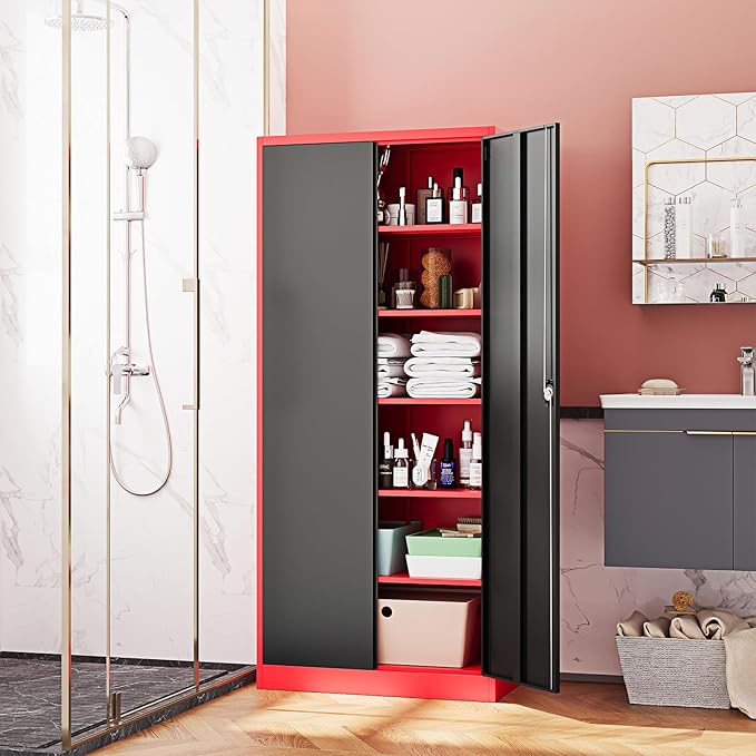Metal Storage Cabinet-72” Tall Steel File Cabinets - Image 8