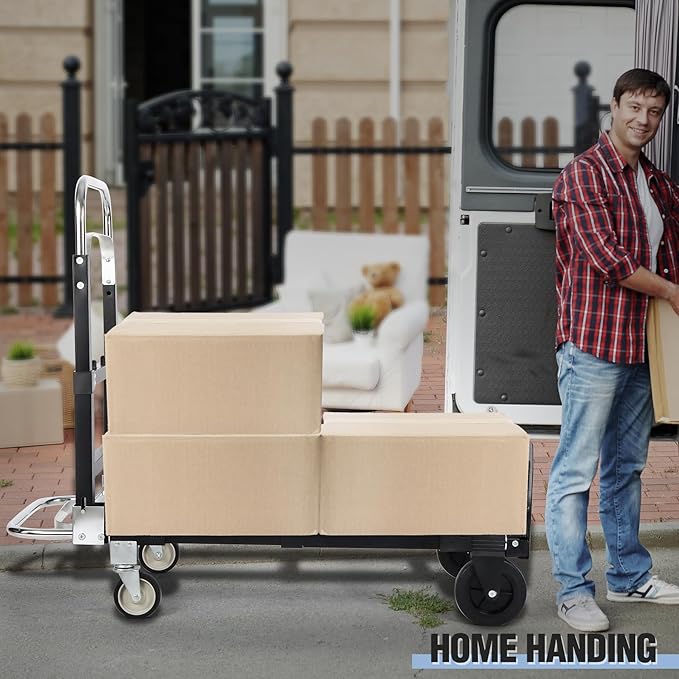 RedSwing Hand Truck Dolly Foldable, Folding Convertible Hand Truck - Image 9