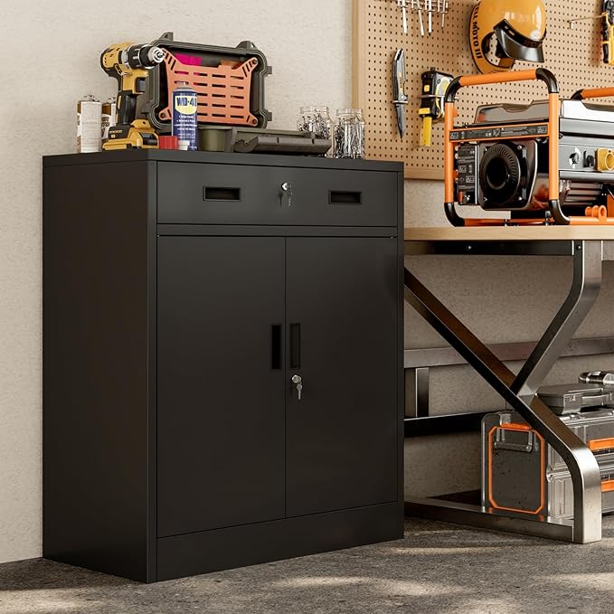 BESFUR 36" H Metal Cabinet - Image 8