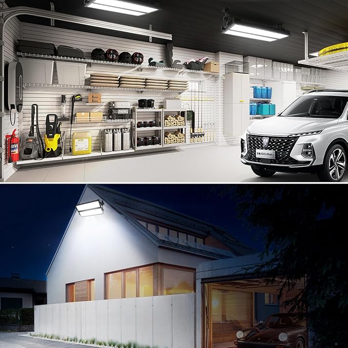 FastDeng 2 Pack LED Shop Lights, 150W 18000lm 5000K Daylight LED Garage Light - Image 7