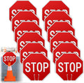 Geetery 12 Pcs Stop Signs Traffic Signs 12 x 12 Inches, Street Road Traffic by Geetery
