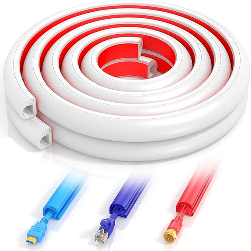 157 Inch Self-Adhesive TV Cable Hider, Home Audio Flexible Wire Cord Management by aispour