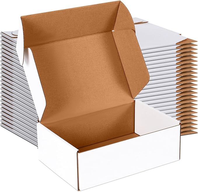 9x6x3 inch Small Shipping Boxes Set of 25 by JOWLOT