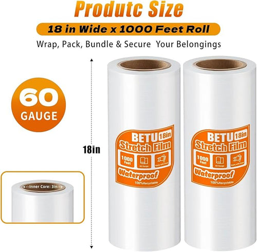 18 inch Stretch Film Shrink Wrap - Image 2