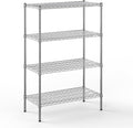 18" Deep x 36" Wide x 54" Height Wire Shelving Kit | 4-Tier | NSF Commercial by Regal+Altair