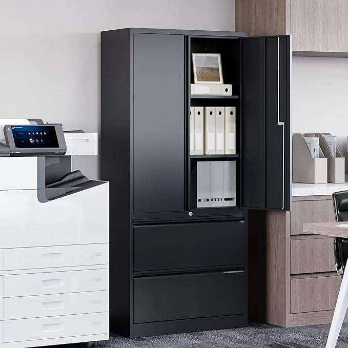 STANI 2 Drawer Lateral File Cabinet - Image 4