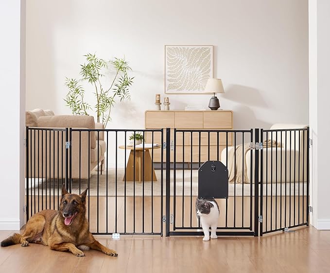 No Pawblems Free Standing Dog Gate by NoPawblems