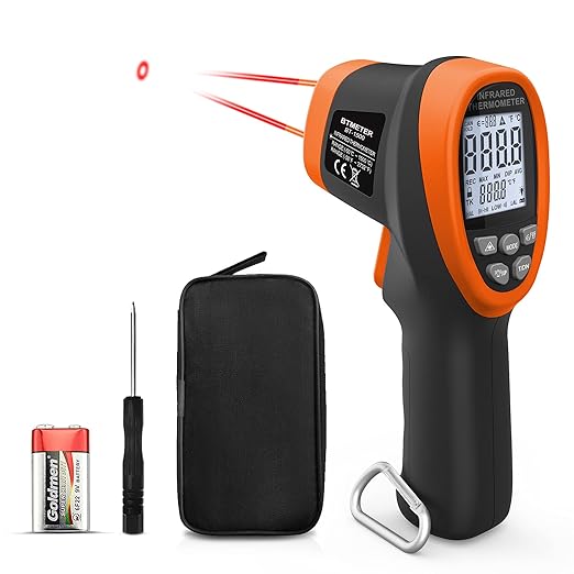 BTMETER BT-1500 Pyrometer 30:1 Industrial Laser Thermometer Gun, -58℉ to 2732℉ by BTMETER