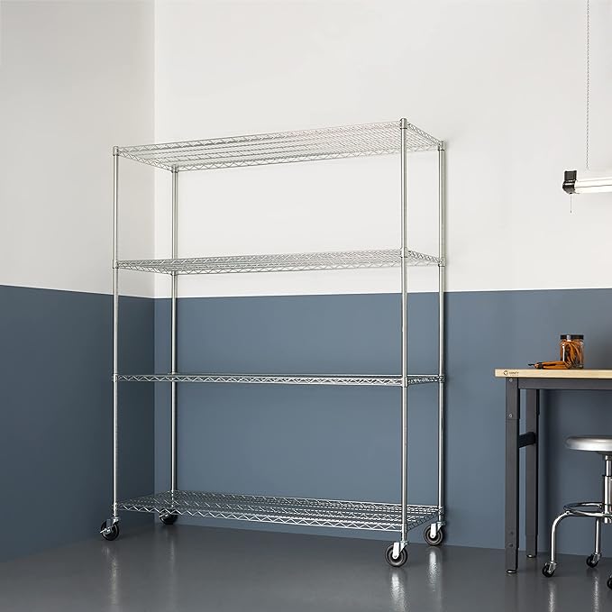 Trinity Basics 4-Tier Adjustable Wire Shelving - Image 8