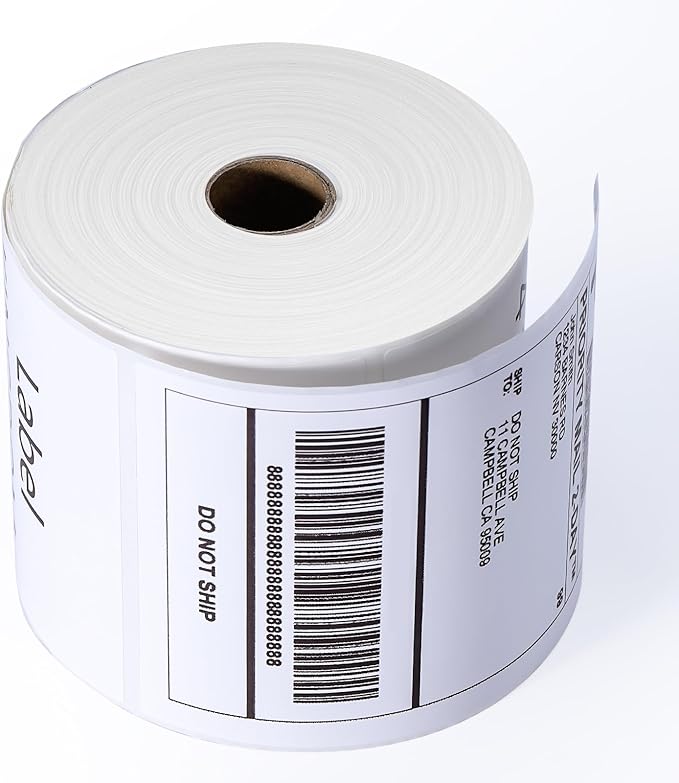 Label KINGDOM 4 x 6 Inch Direct Thermal Shipping Label Roll, 500 Sheets by LabelKINGDOM