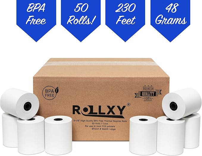 3-1/8 X 230 Thermal Paper Compatible - Image 5