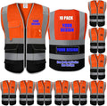 BeautyWill Custom Safety Vest Customized Logo Class 2 High Visibility by BeautyWill