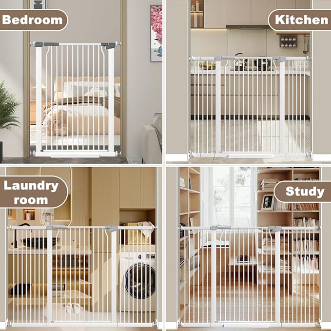 41-Inch Extra Tall Metal Baby Gate - Image 7