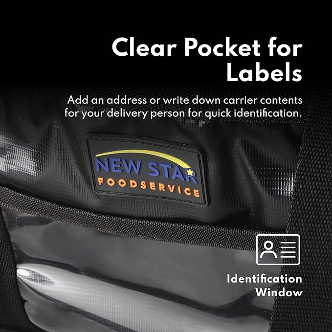 New Star Foodservice 1028683 Commercial Quality Insulated Food Delivery Bag - Image 5