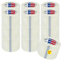 3" Heavy Duty Packing Tape, 18 Rolls, Total 990Y, 2.5 mil, 3 in x 55 Yards by PROMAXCO