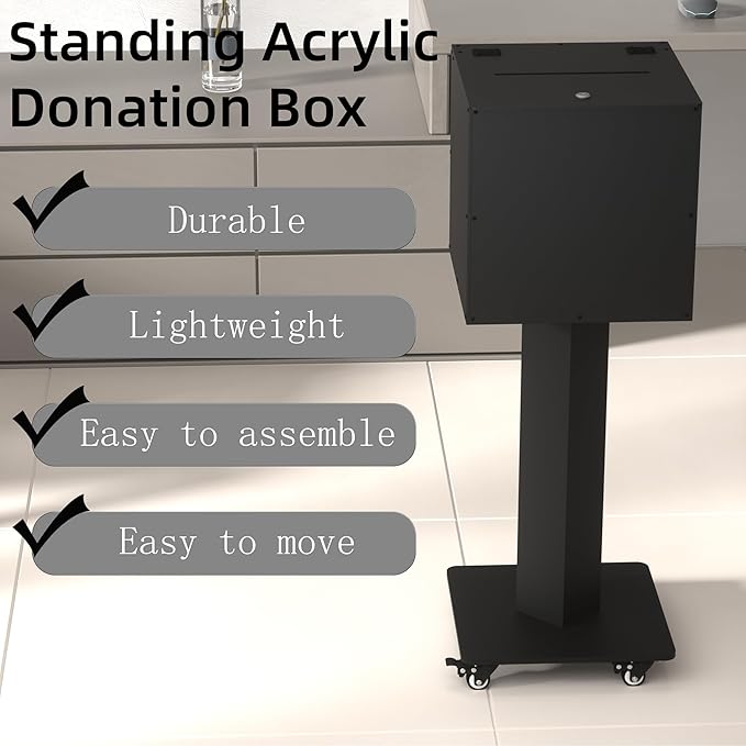MOOFI Suggestion Box with Lock and Key - Image 2