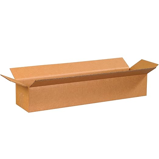 BOX USA Shipping Boxes 24"L x 6"W x 4"H 25-Pack Long Corrugated Boxes by BOXUSA