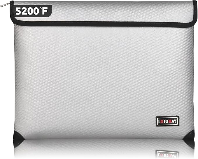Waterproof Fireproof Document Bag by LOJGOAY