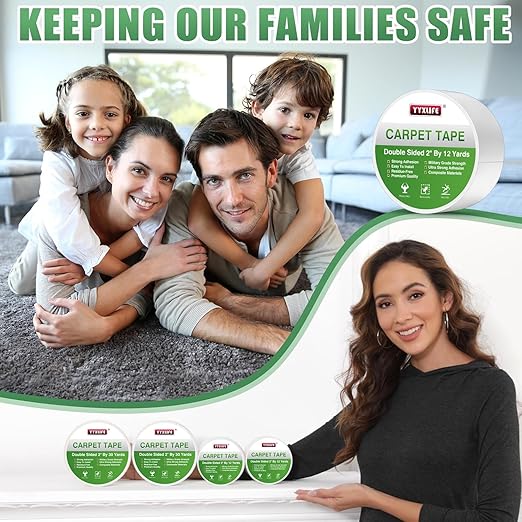 YYXLIFE Double Sided Carpet Tape - Image 5