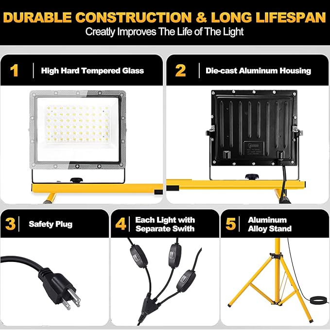 27000 Lumen LED Work Light - Image 2