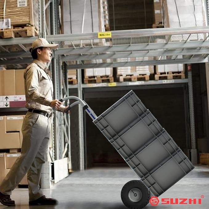 Large Wheel Hand Truck/Two Wheel Appliance Dolly Cart - Image 9