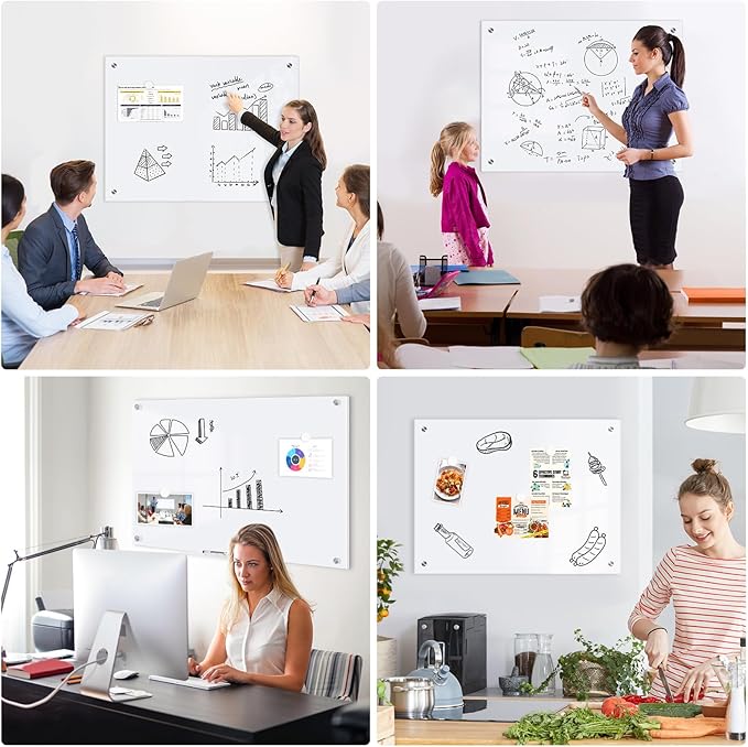 Magnetic Glass Whiteboard, Classroom - Image 8