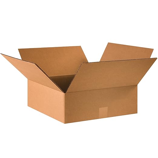 Partners Brand 18 x 14 x 8" Corrugated Boxes, Storage Box by TapeLogic