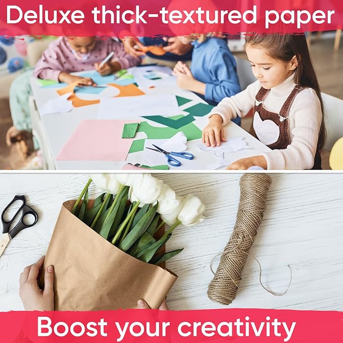 24" x 1200" Brown Craft Paper, 45 lbs Thickness, Made in USA Kraft Paper - Image 5