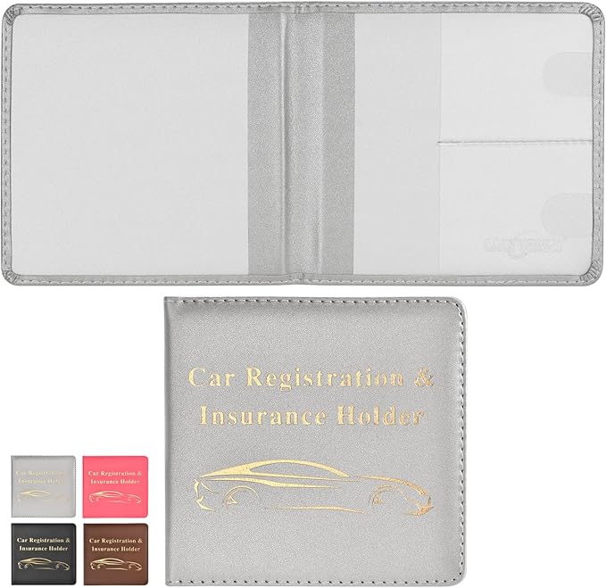 Cacturism Car Registration and Insurance Holder, Vehicle Glove Box Car by CACTURISM