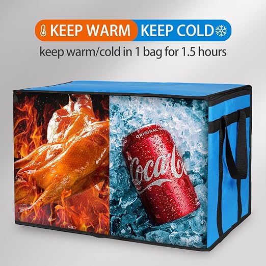Bodaon 5-Pack Cooler Insulated Food Delivery Bag, Rideshare Delivery Bag - Image 3