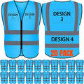 BeautyWill Custom Logo Safety Vest S, 4XL Personalized Safety Vest High by BeautyWill