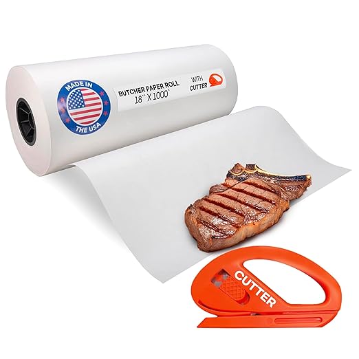 White Butcher Paper 18" x 12000" by IDLPackaging