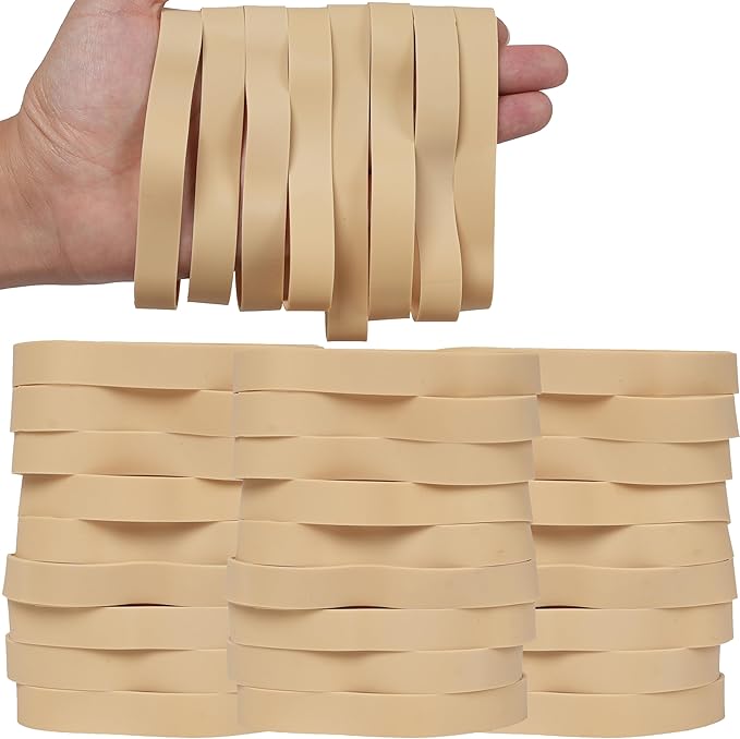 HAIDIBAO-Rubber Bands 40 Pcs Size#105 Big Wide Rubber Band Large Elastic Rubber - Image 2