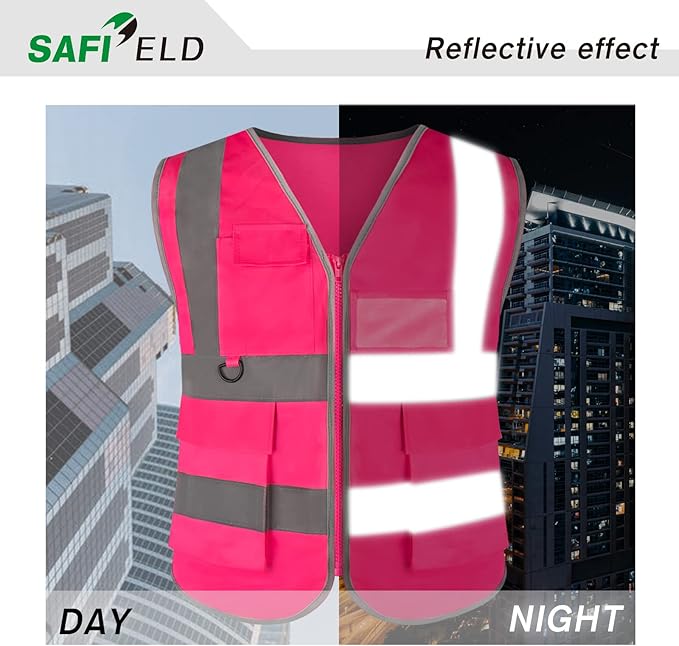 Safety Reflective Work Vest 6 Pack - Image 4