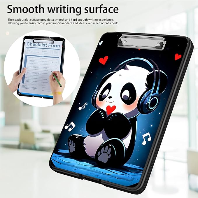 Clipboard with Storage, Office Supplies Nursing Clipboards Folder with Pen - Image 5