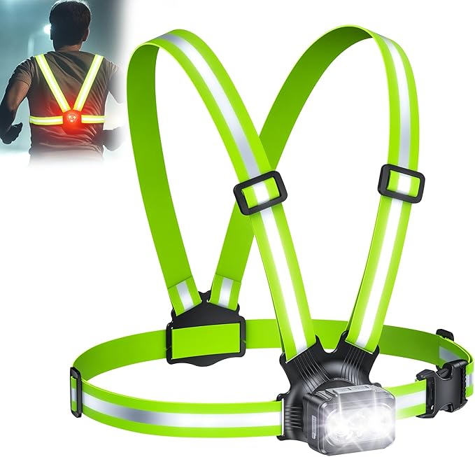 500LM High-Vis Running Lights for Runners by Viccux