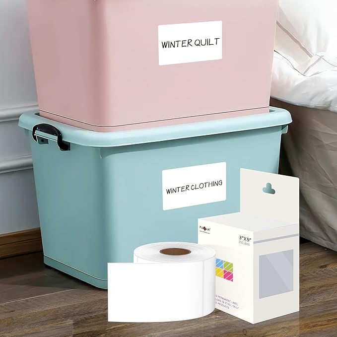 PARLAIM 3 X 5 Inch 4Rolls/1000 Per Rectangle Inventory Color Coding Labels - Image 4