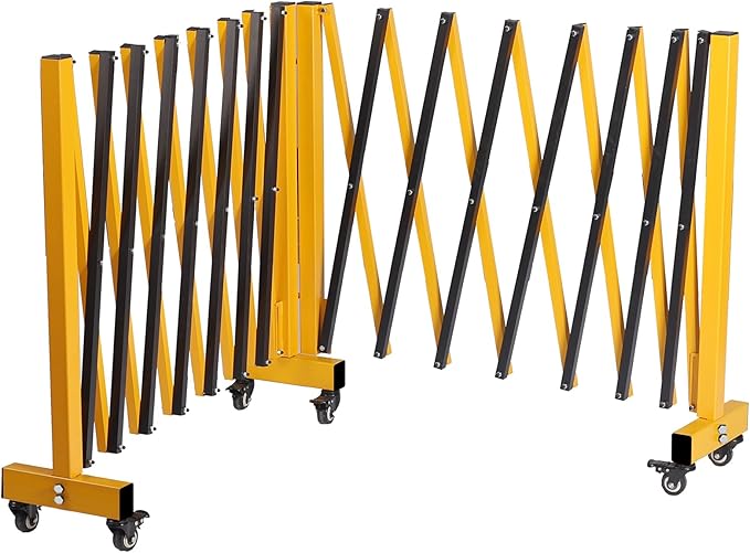 16FT Industrial Expandable Barricade Folding Security Gate by LTSEAME