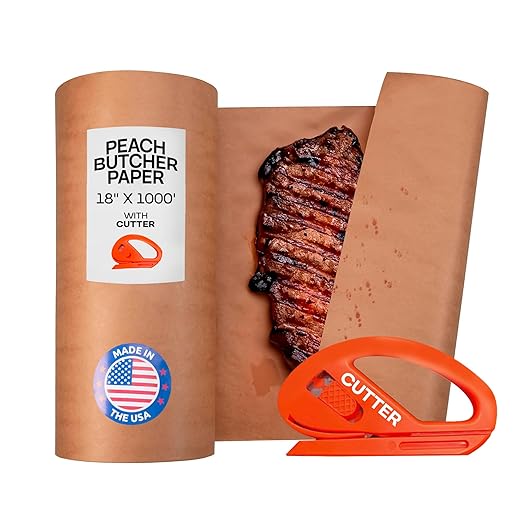 Peach Butcher Paper 18" x 12000" by IDLPackaging