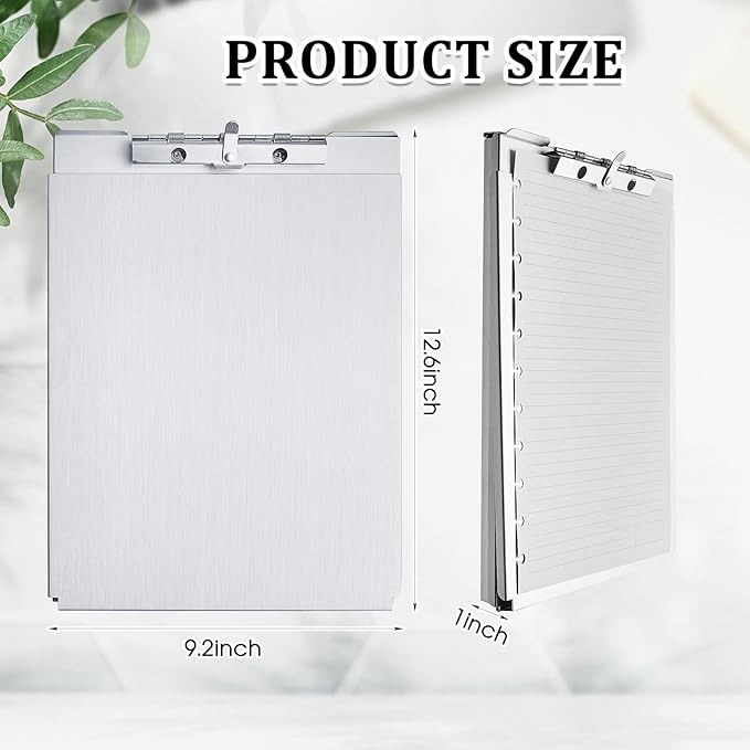 Henoyso Metal Storage Clipboard Bulk Heavy Duty Aluminum Clip Board - Image 2
