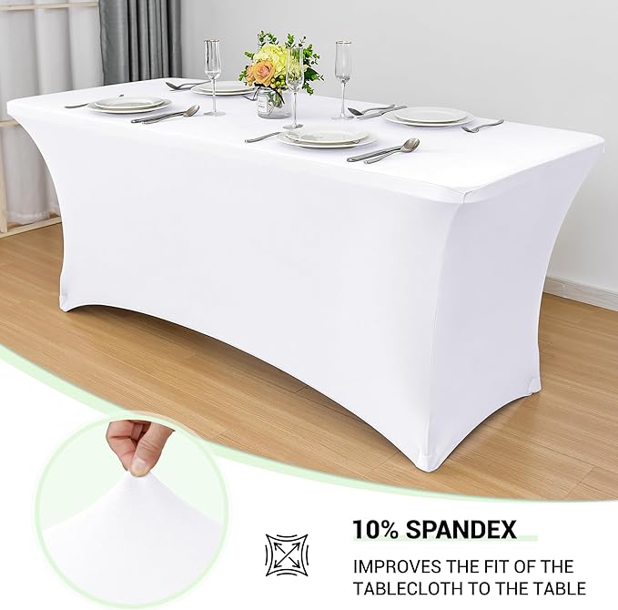 Obstal 10-Pack Stretchy Spandex Tablecloth - Image 2