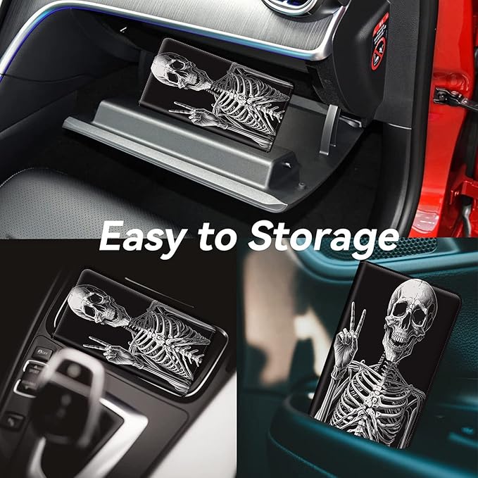 Car Registration and Insurance Holder, Leather Car Glove Box Organizer - Image 4