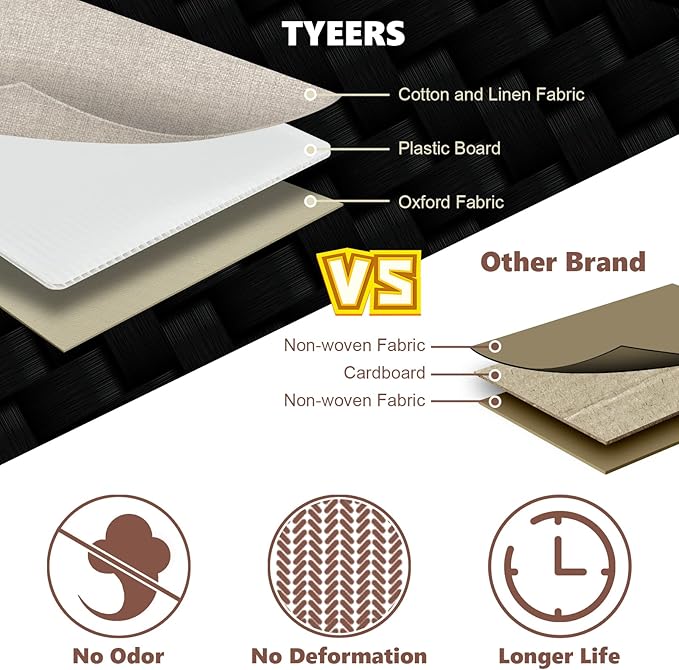 TYEERS Extra Large Collapsible Storage Bins - Image 4