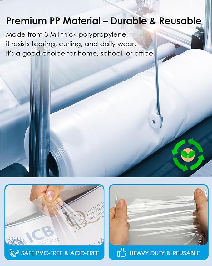 KTRIO 1200 Pack Sheet Protectors 8.5 x 11 inch, Plastic Sleeves - Image 3