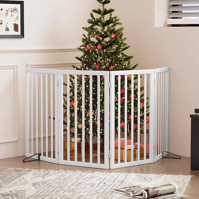 Dog Gates for Doorways, Tall Dog Gate Indoor, Foldable Pet Gates for Doorways - Image 5